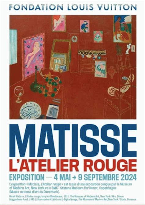 exposition moma fondation louis vuitton reservation|Matisse, L’Atelier rouge .